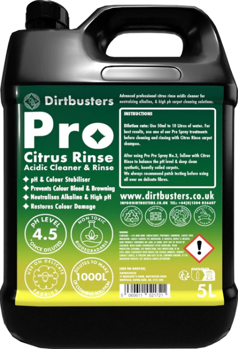 Dirtbusters Pro Citrus Rinse