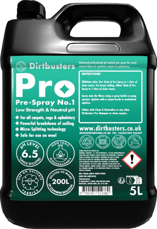 Pro Pre Spray No.1 Carpet & Upholstery Microsplitter Solution